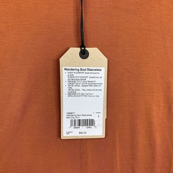 Prana Sorel Womens Wondering Soul‎ Sleeveless Mock Neck Tank Vented Hem Sz L - Picture 4 of 9